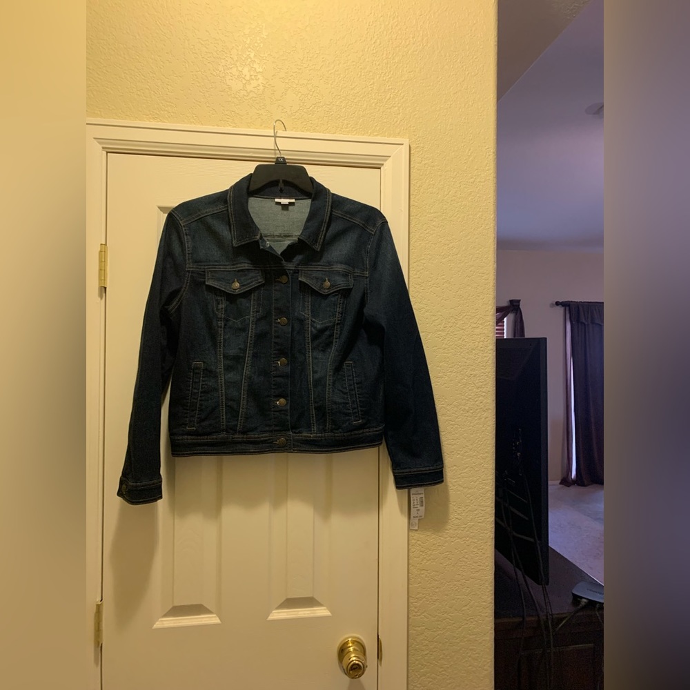 Dress Barn /Westport L NWT Denim Jacket